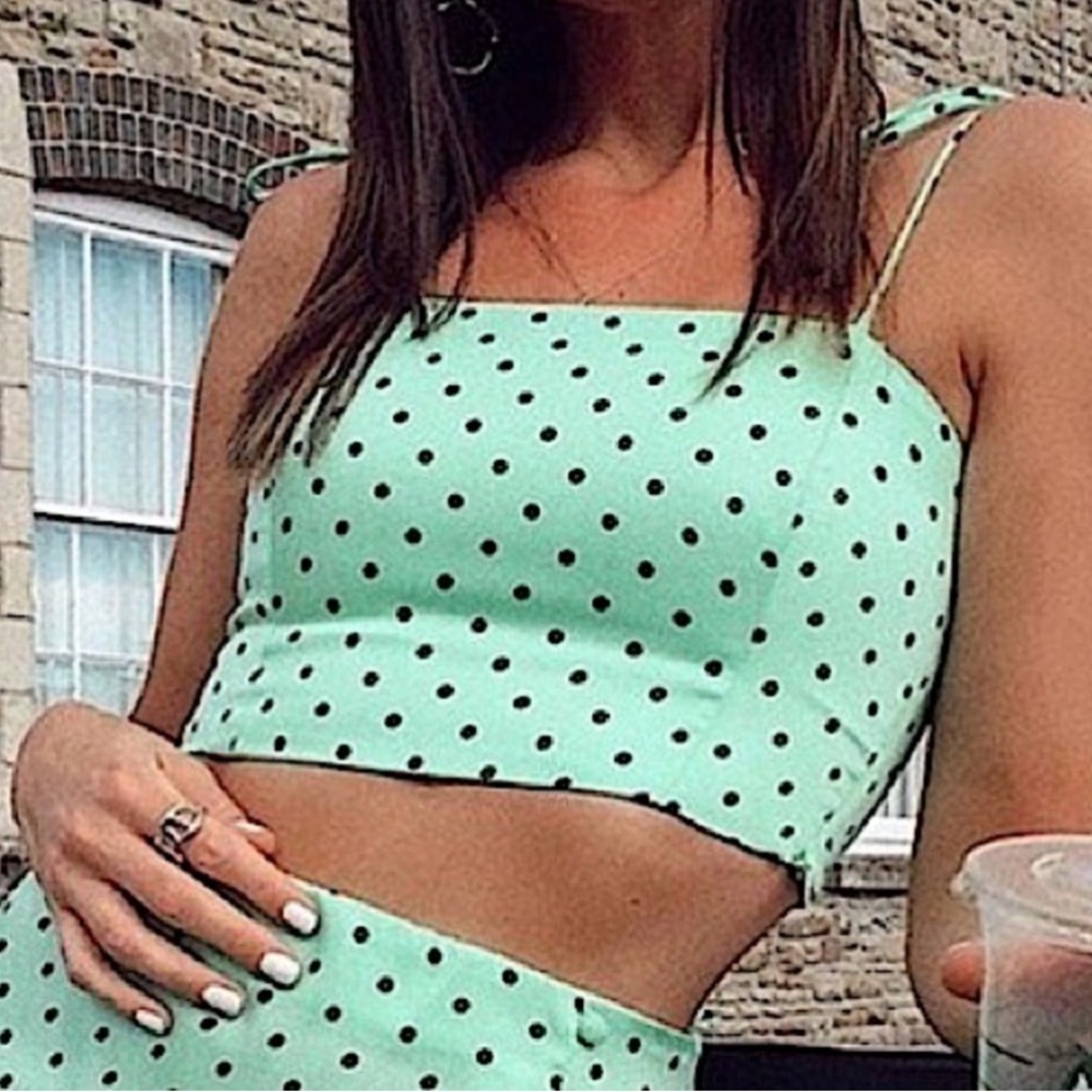 *NEW* Zara Silky Tie Shoulder Top